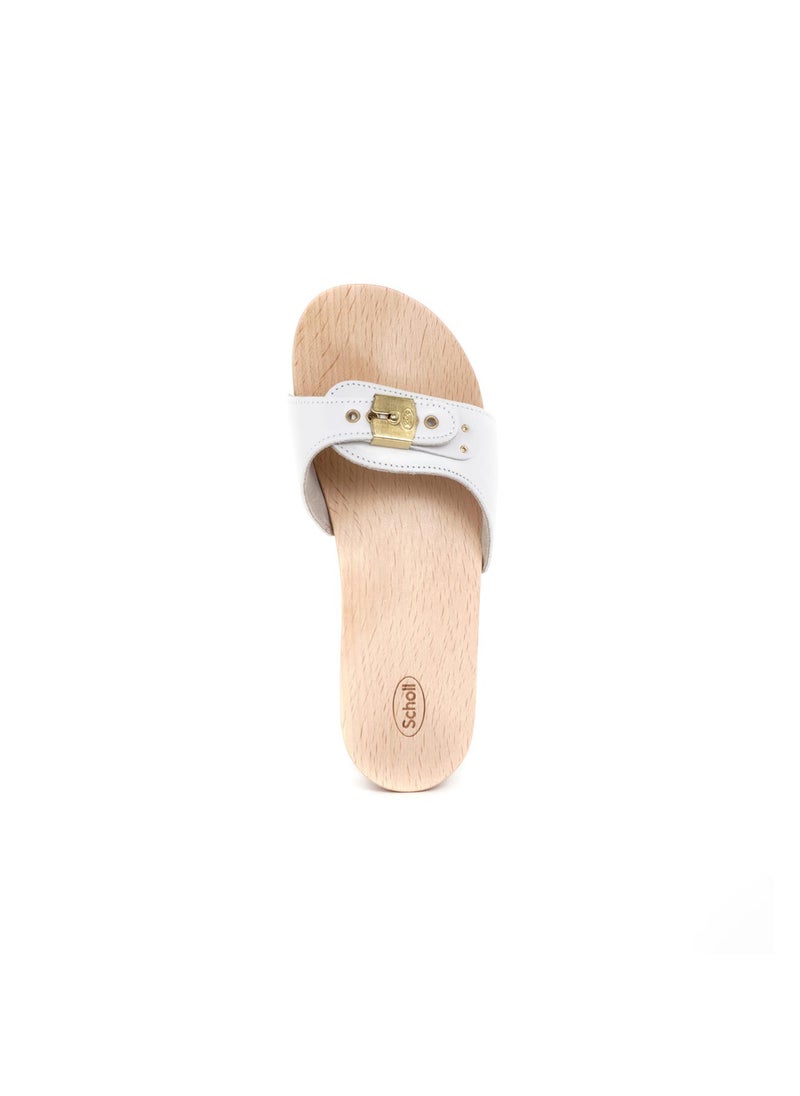 CLOG WHITE PESCURA HEEL