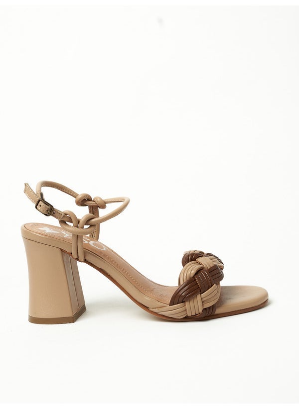 Y.SO Ladies High Heel Sandals Nude | Made In India