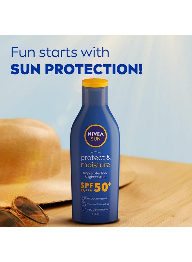 Men & Women Sun Protect And Moisture 125Ml Spf 30 Advanced Sunscreen For Instant Protection For Normal Skin| Pa++ Uva - Uvb Protection System| Water Resistant| Pack Of 1