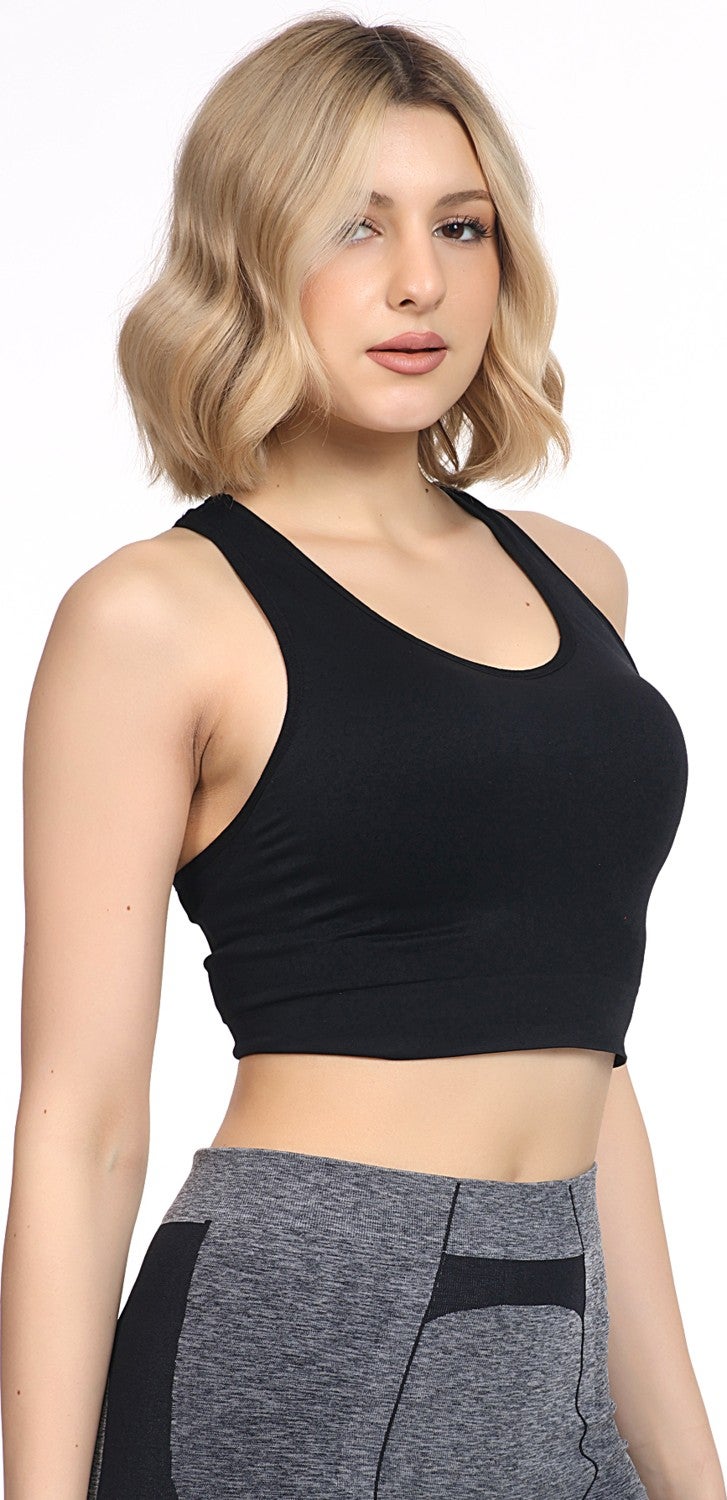 Seamless Swim Model Sports Bra