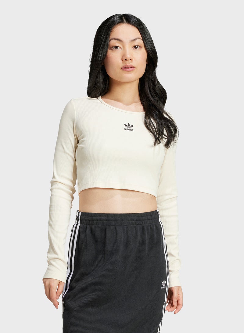 Essentail Ribbed Cropped Top