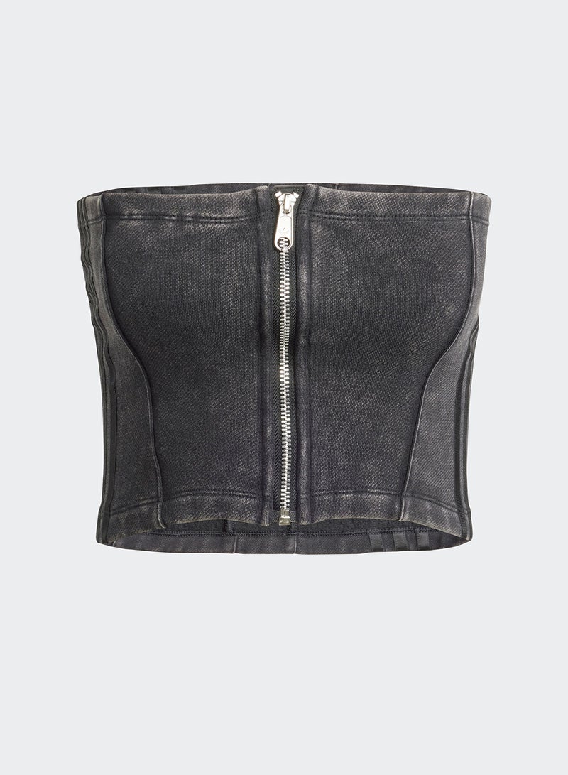 Washed Corset Top