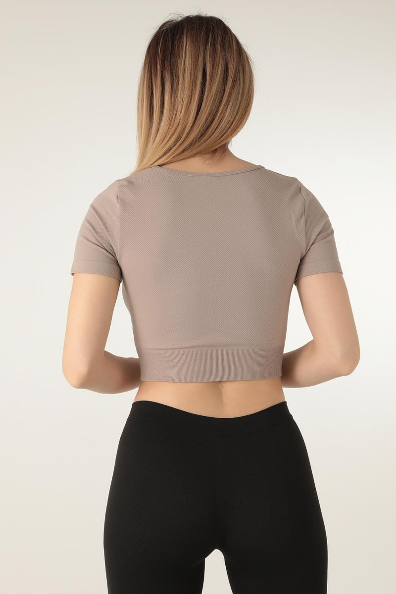 Seamless Short Sleeve Crop