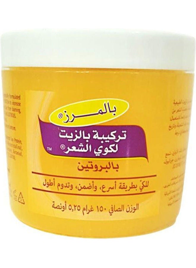 Cream Oil Formula For Hair Ironing With Protein Multicolour 150grams