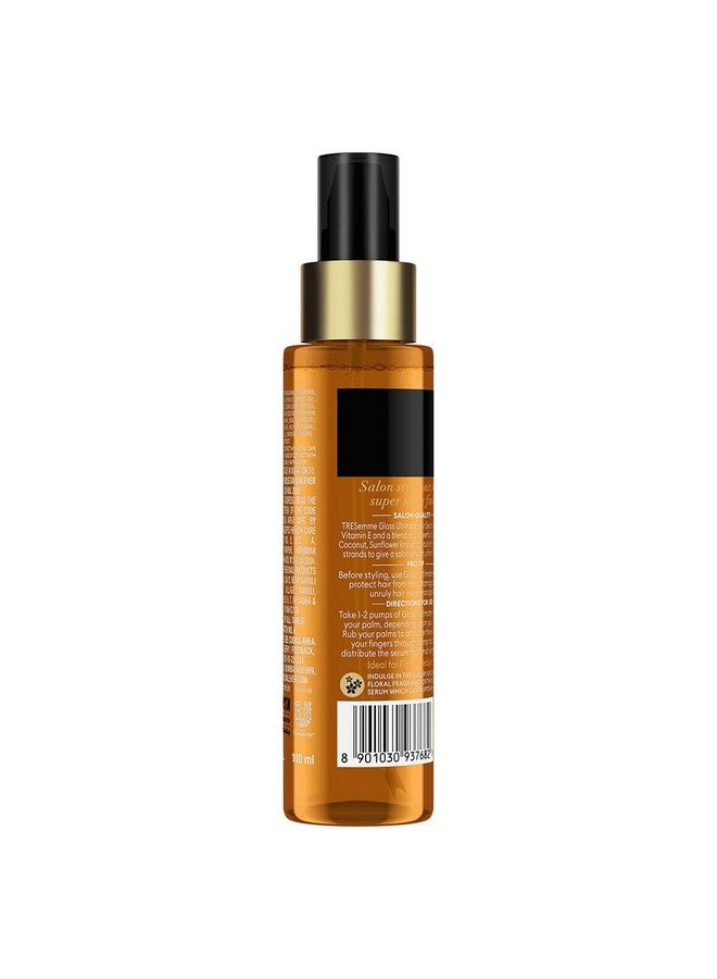 Gloss Ultimate Ultra Shine Hair Serum 100Ml With Macadamia Oil & Vitamin E, For Super Shiny Finish