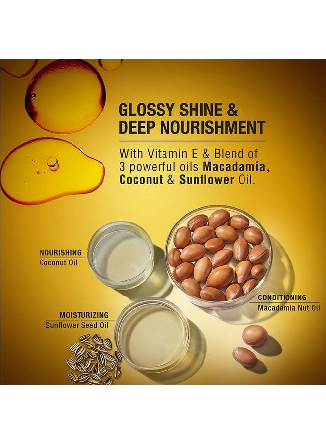 Gloss Ultimate Ultra Shine Hair Serum 100Ml With Macadamia Oil & Vitamin E, For Super Shiny Finish