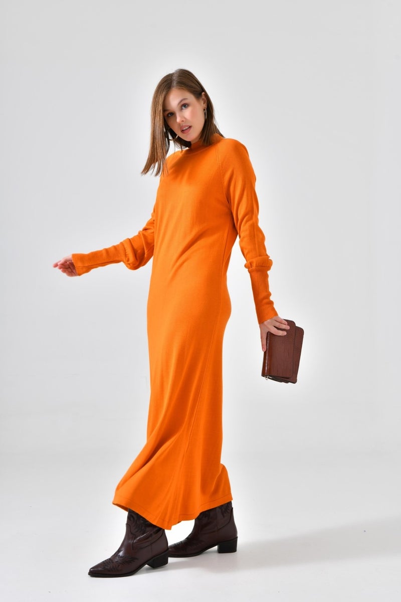 Ftz Women Basic Plain Tunic Orange