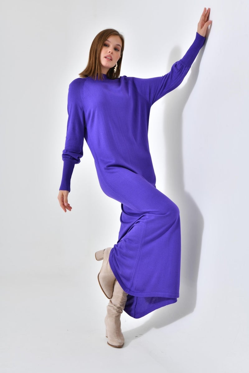 Ftz Women Women's Plain Basic Tunic Purple