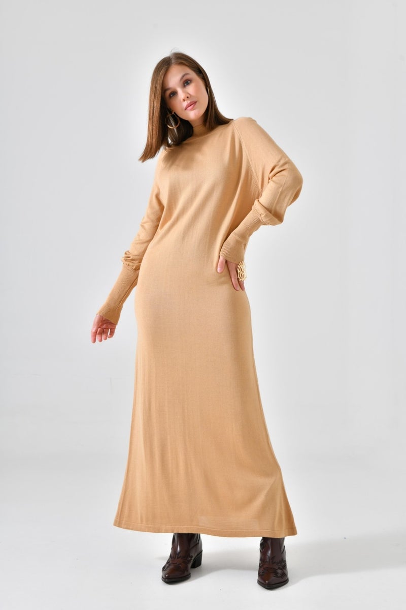Ftz Women Women's Plain Basic Tunic Biscuit