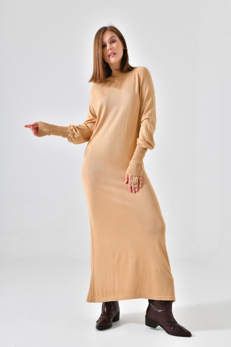 Ftz Women Women's Plain Basic Tunic Biscuit