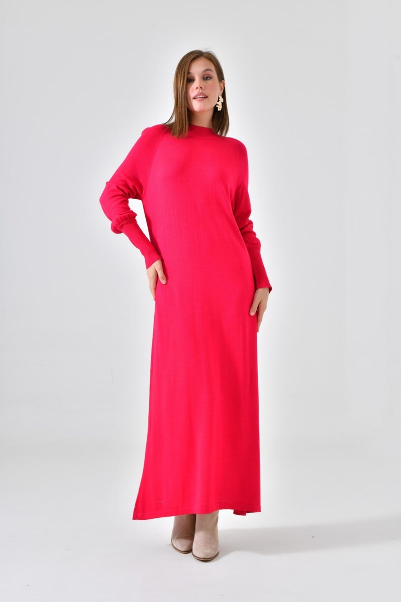 Ftz Women Women's Plain Basic Tunic Fuchsia