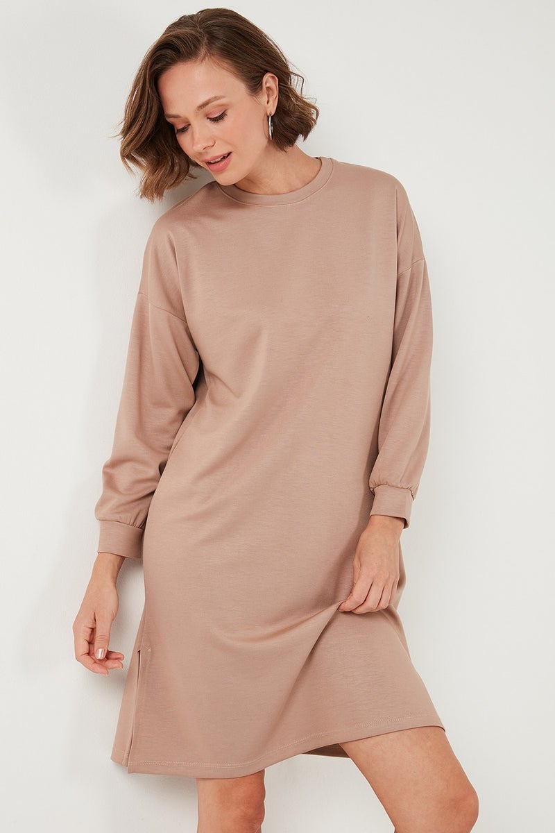 Modest Oysho Fabric Relaxed Fit Slit Tunic Women's Tunic 5865878