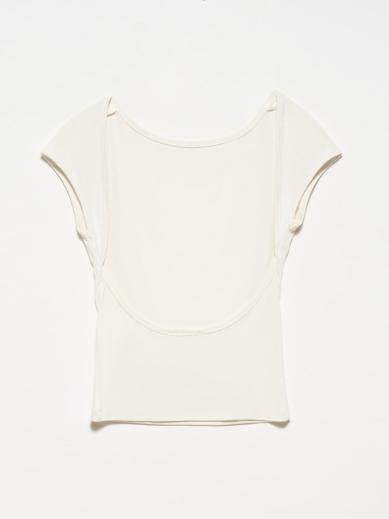 20230 Low-Rise Top-Ecru