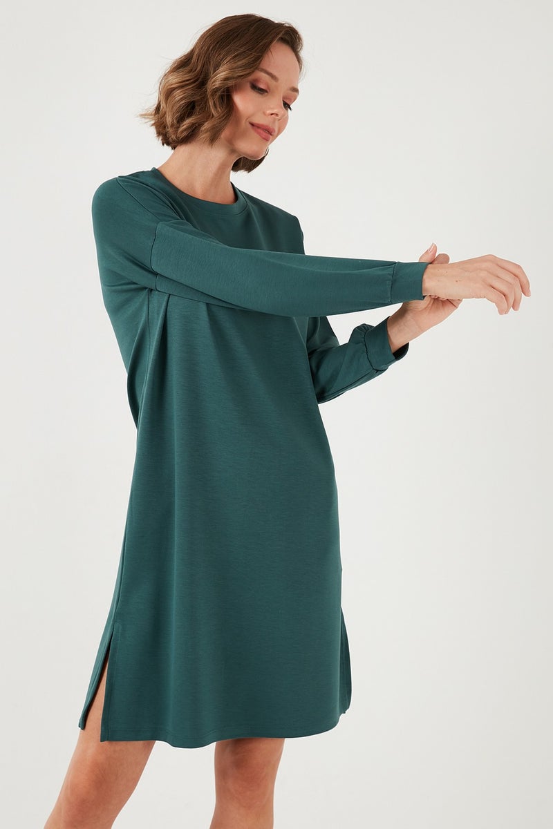 Modest Oysho Fabric Relaxed Fit Slit Tunic Women's Tunic 5865878