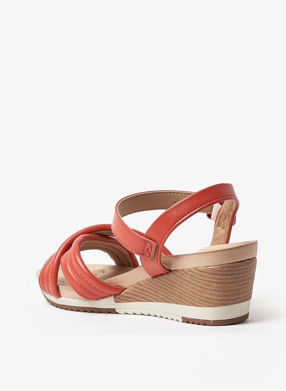 Modare Ladies Wedge Sandals Cinnamon | Made In Brazil