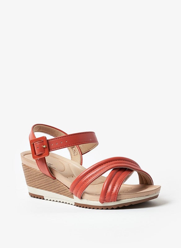 Modare Ladies Wedge Sandals Cinnamon | Made In Brazil