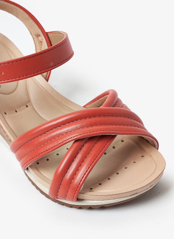 Modare Ladies Wedge Sandals Cinnamon | Made In Brazil