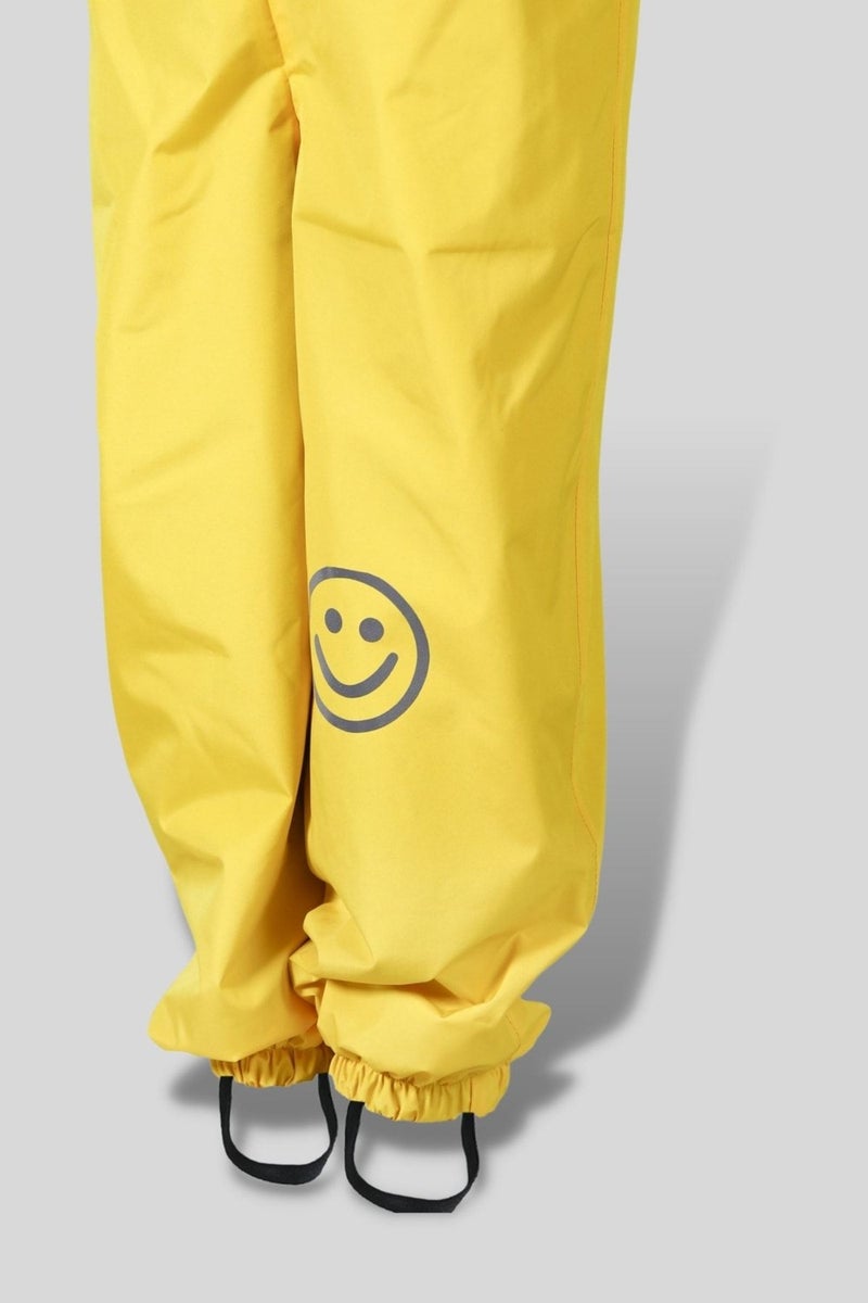 Yellow Waterproof Overalls with Suspenders