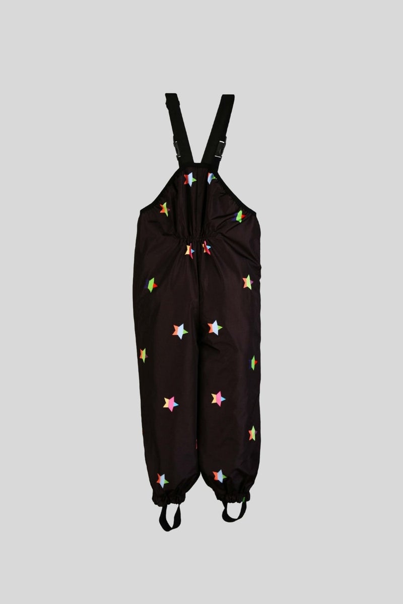 Strappy Stars Pattern Waterproof Overalls