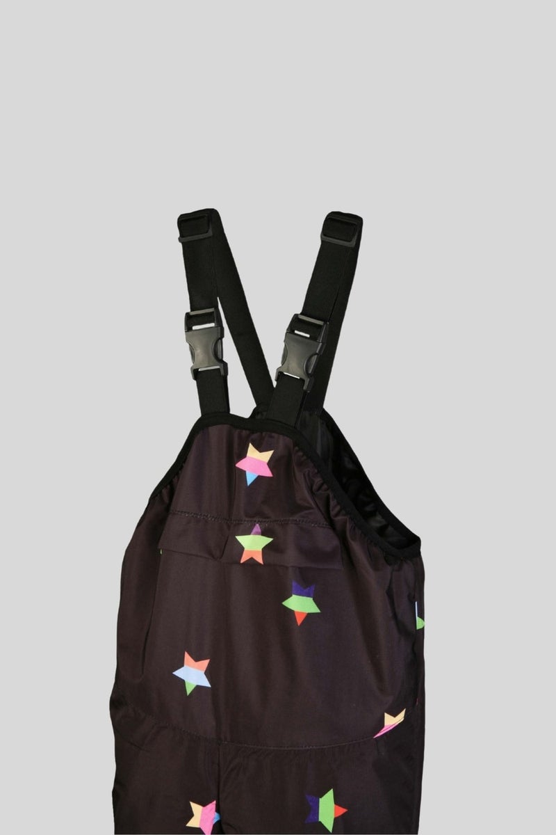 Strappy Stars Pattern Waterproof Overalls