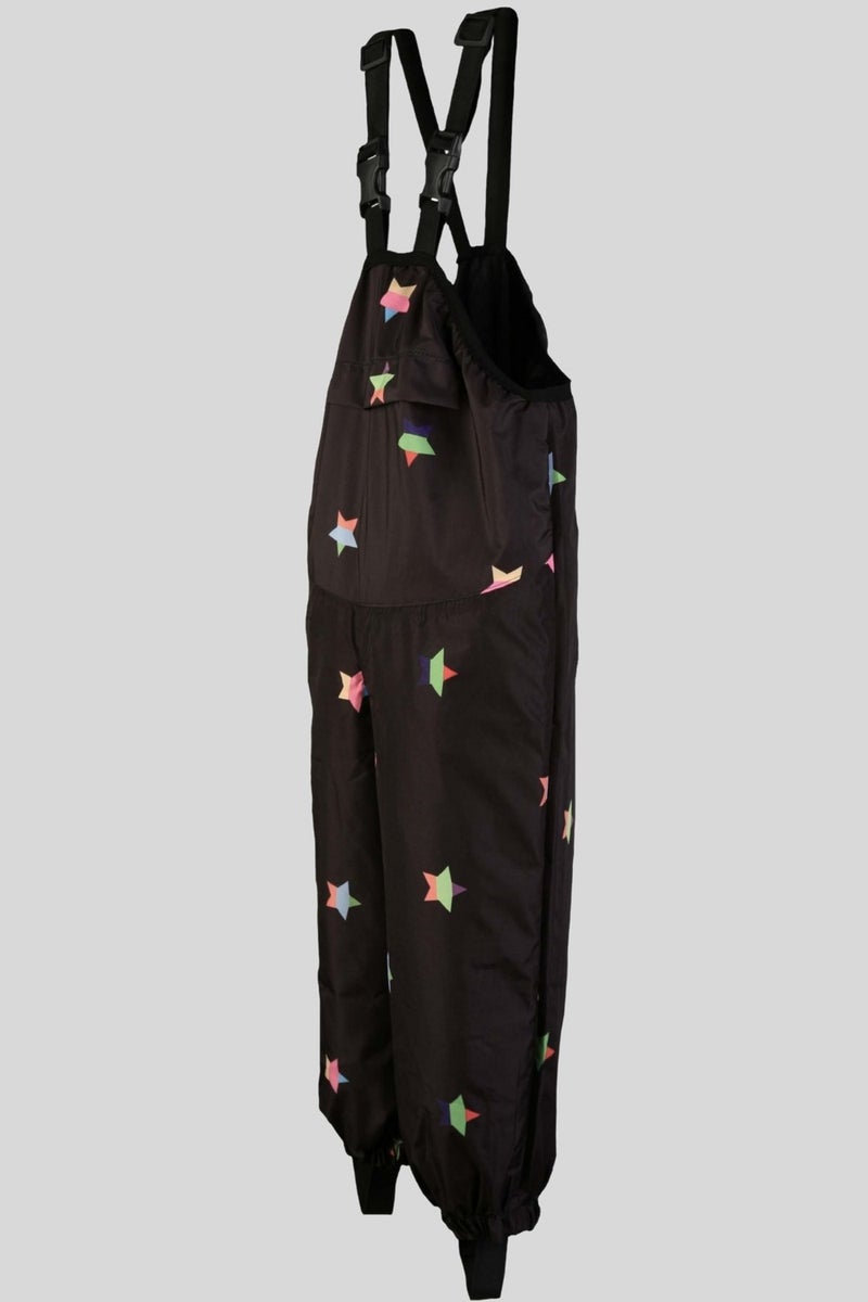 Strappy Stars Pattern Waterproof Overalls