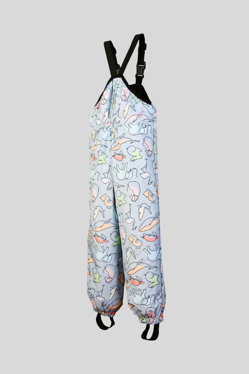 Suspender Underwater Patterned Waterproof Overalls