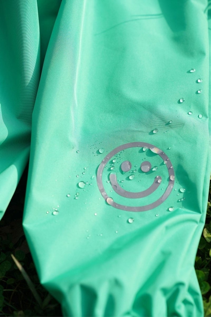 Green Waterproof Overalls with Suspenders