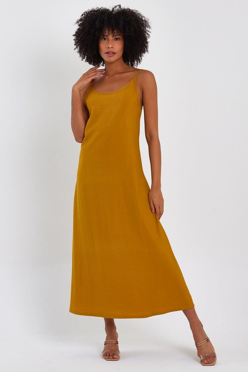 Alexandergardı Thin Strap Long Dress (B23-0052 02)