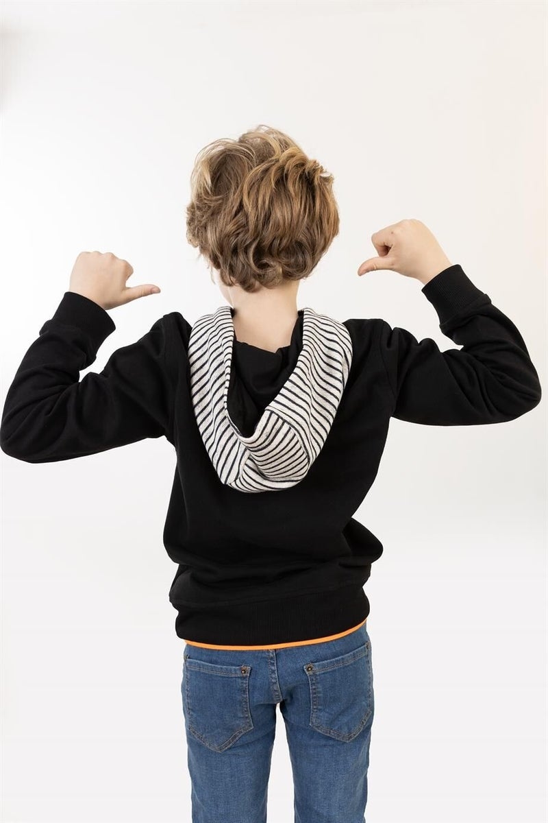 Printed Boy's Sweatshirt Hoodie