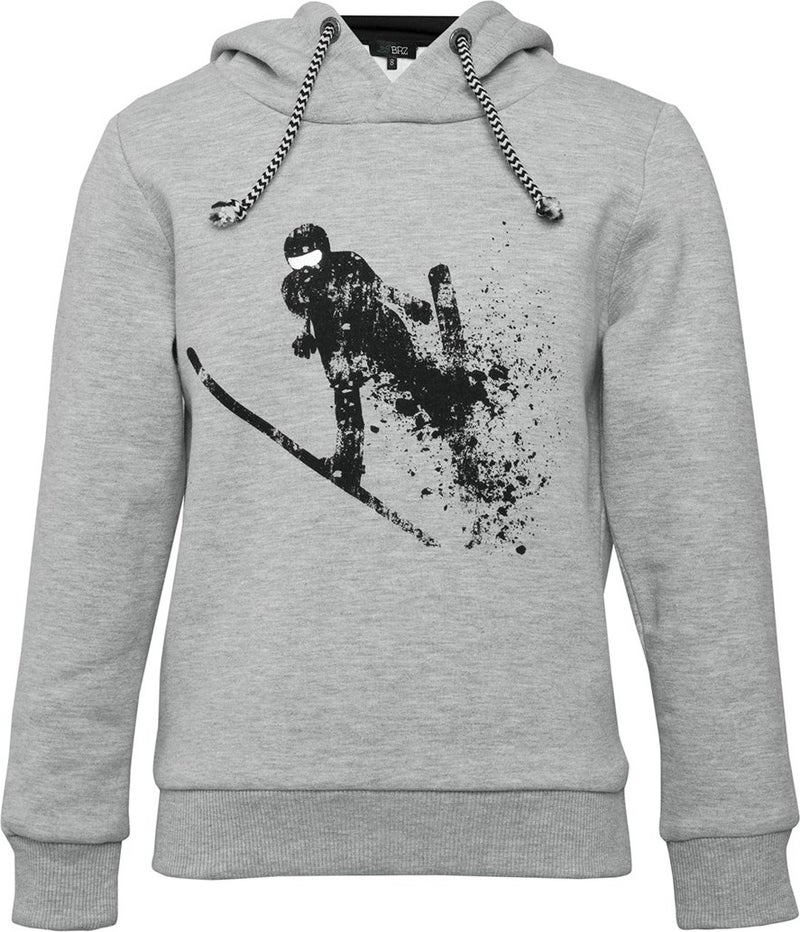 Skier Printed Hoodie Boys Sweatshirt