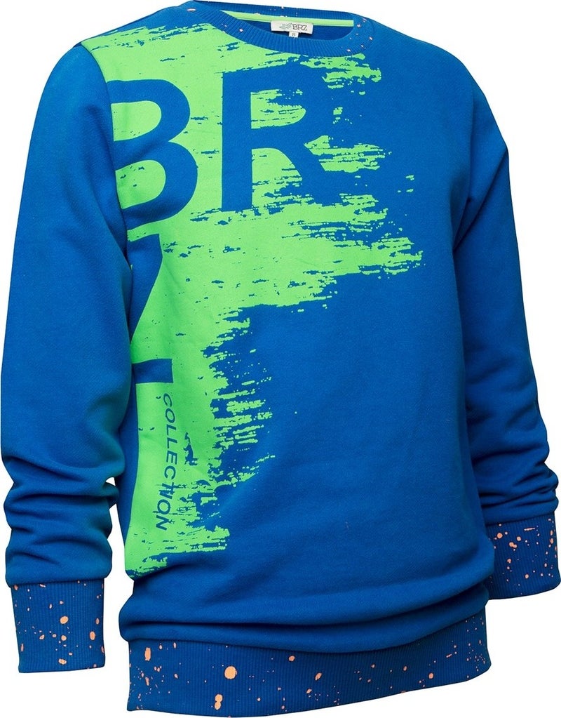 Neon Printed Boys Sweatshirt