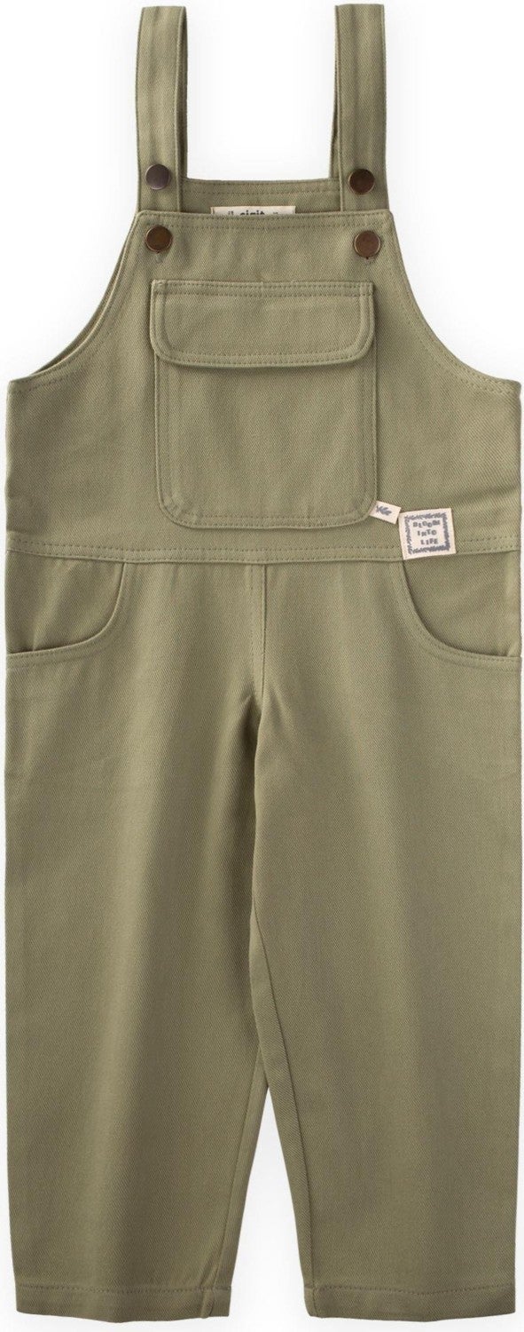 Gabardine Overalls 2-7 Years Olive