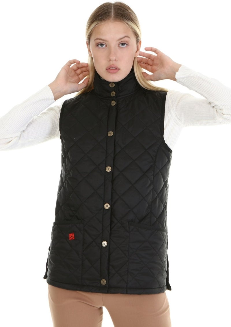 Women's Warm Vest Black