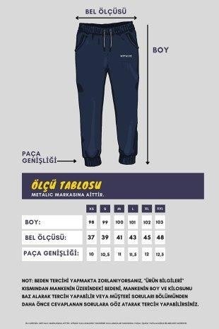 Black-Grey Men's Sweatpants with Elastic Legs