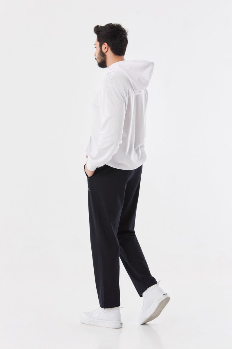 Elastic Waist Pipe Leg Sweatpants