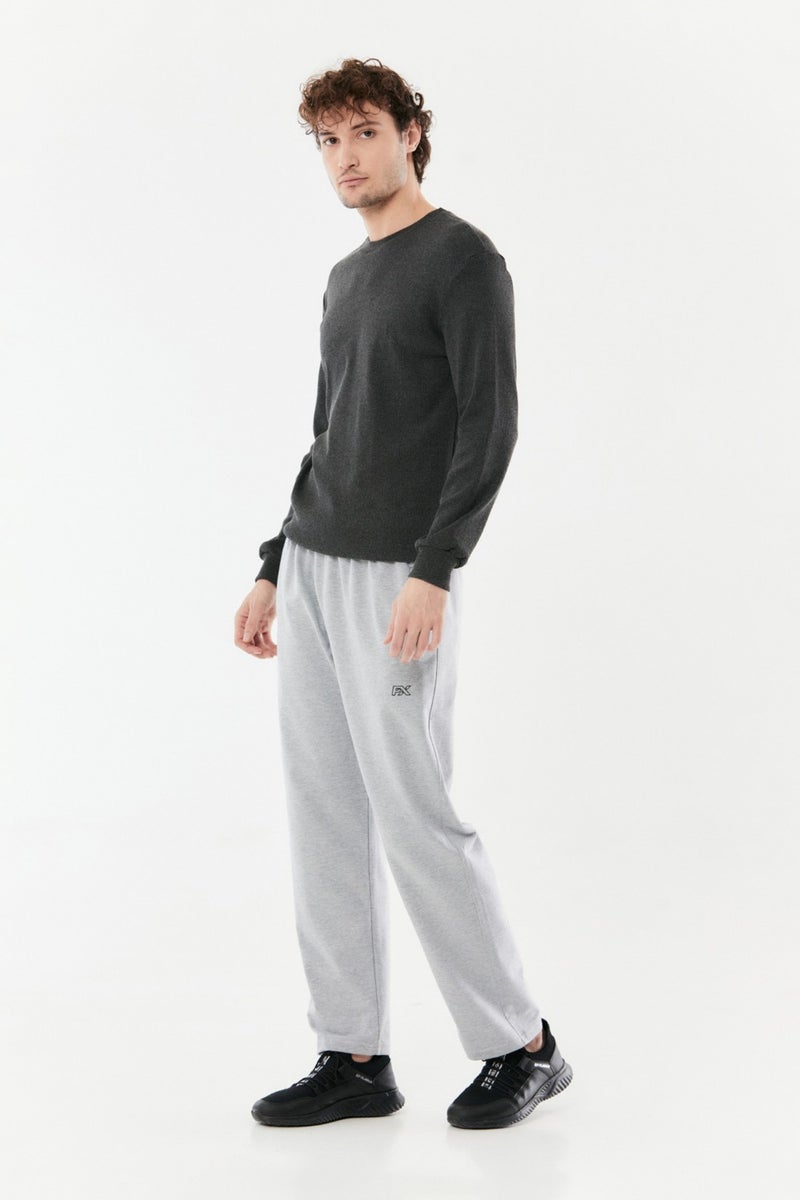 Elastic Waist Pipe Leg Sweatpants