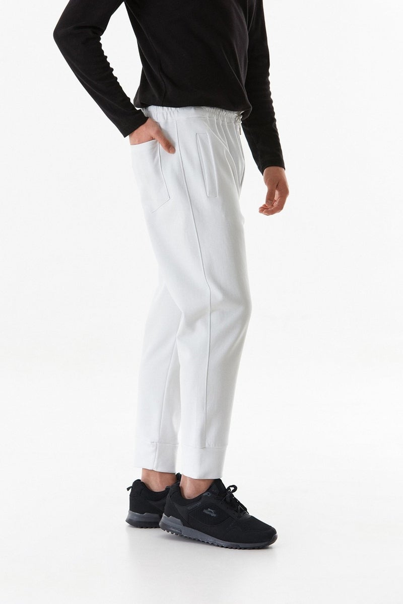 Elastic Waist Pocket Jogger Sweatpants