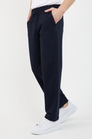 Black-Anthracite-Navy Blue Men's Straight Leg Comfortable Cut 3-Piece Sweatpants Pack