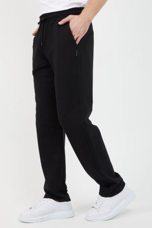 Black-Anthracite-Navy Blue Men's Straight Leg Comfortable Cut 3-Piece Sweatpants Pack