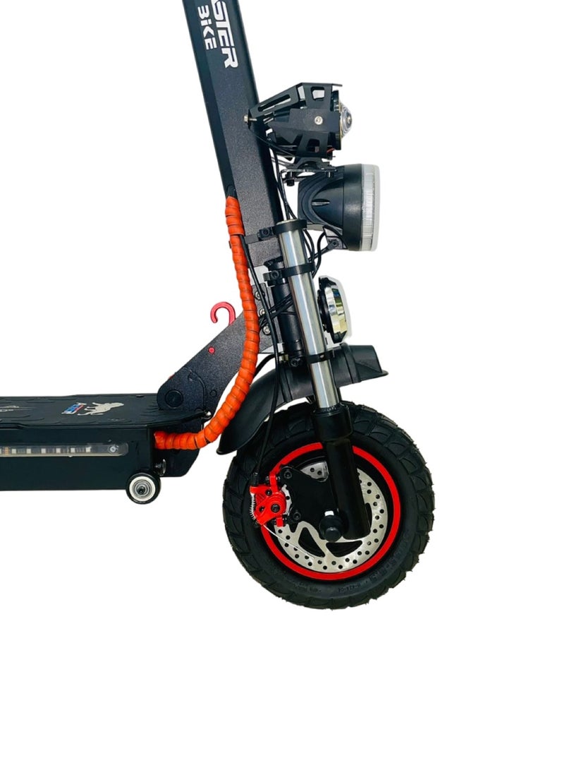 Q5 Pro Dual Motor Electric Scooter - 48V, 18AH, 2000W Red