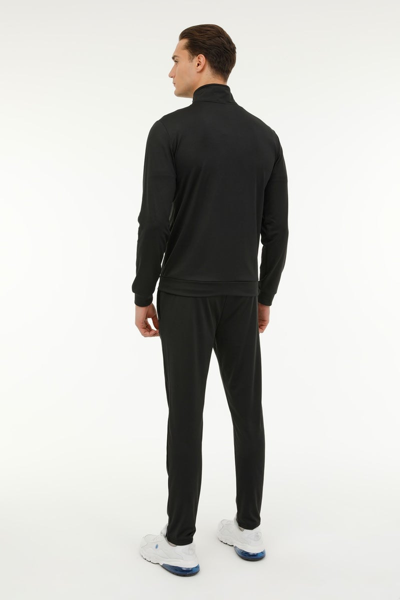 M- Alex Track Suit 4fx Black Men's Tracksuit Set