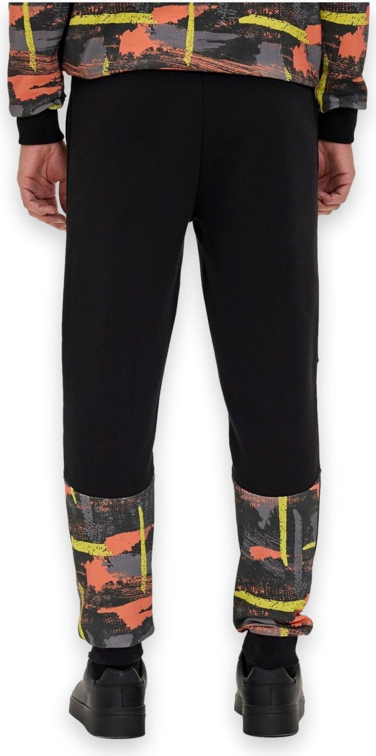 24.02.14.004 Flame Sweatpants Men's Tracksuit Bottoms