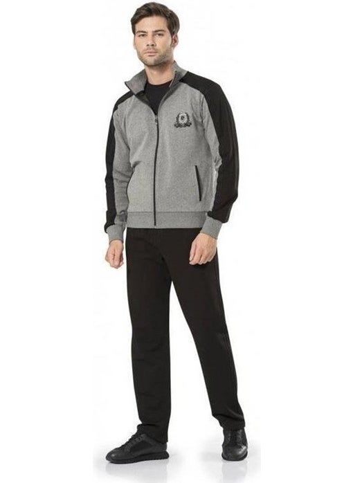 Men's Zippered Pocket Tracksuit Suit