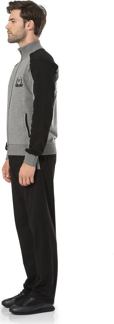 Men's Zippered Pocket Tracksuit Suit