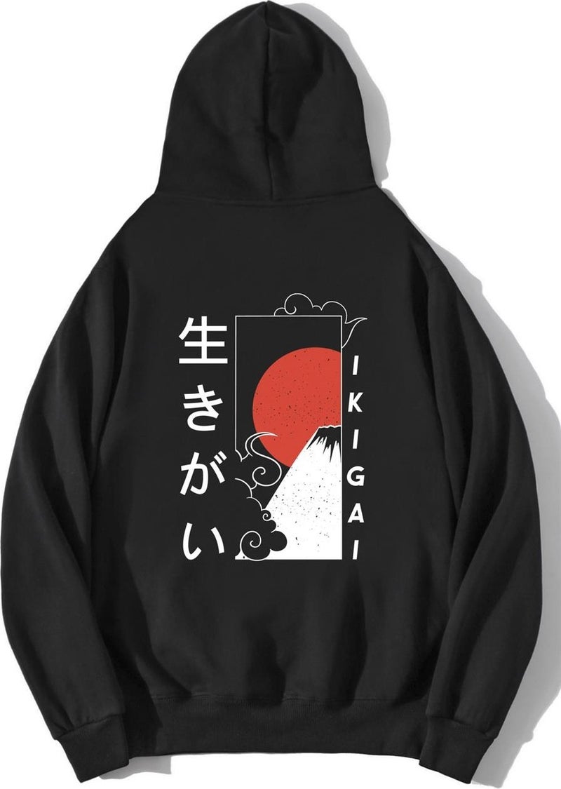 Oversize Japanese Ikigai Hoodie