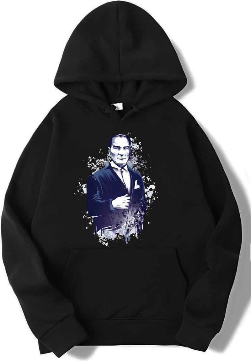 Oversize Atatürk Portrait Hoodie