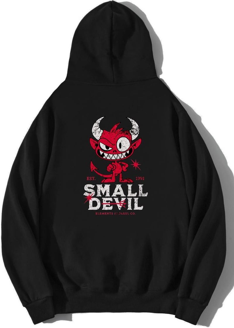 Unisex Oversize Small Devil Hoodie