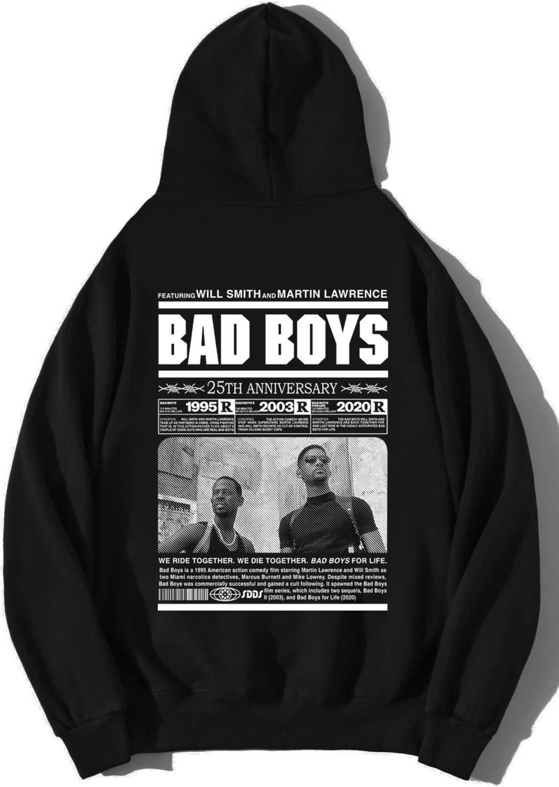 Unisex Oversize Bad Boys 25TH Anniversary Hoodie