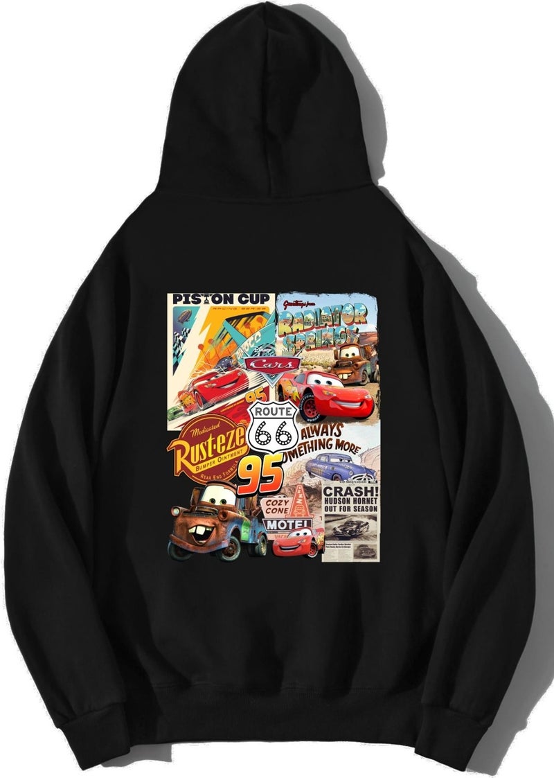 Unisex Oversize Cars Hoodie