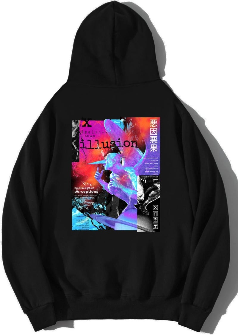 Unisex Oversize Illusion Hoodie